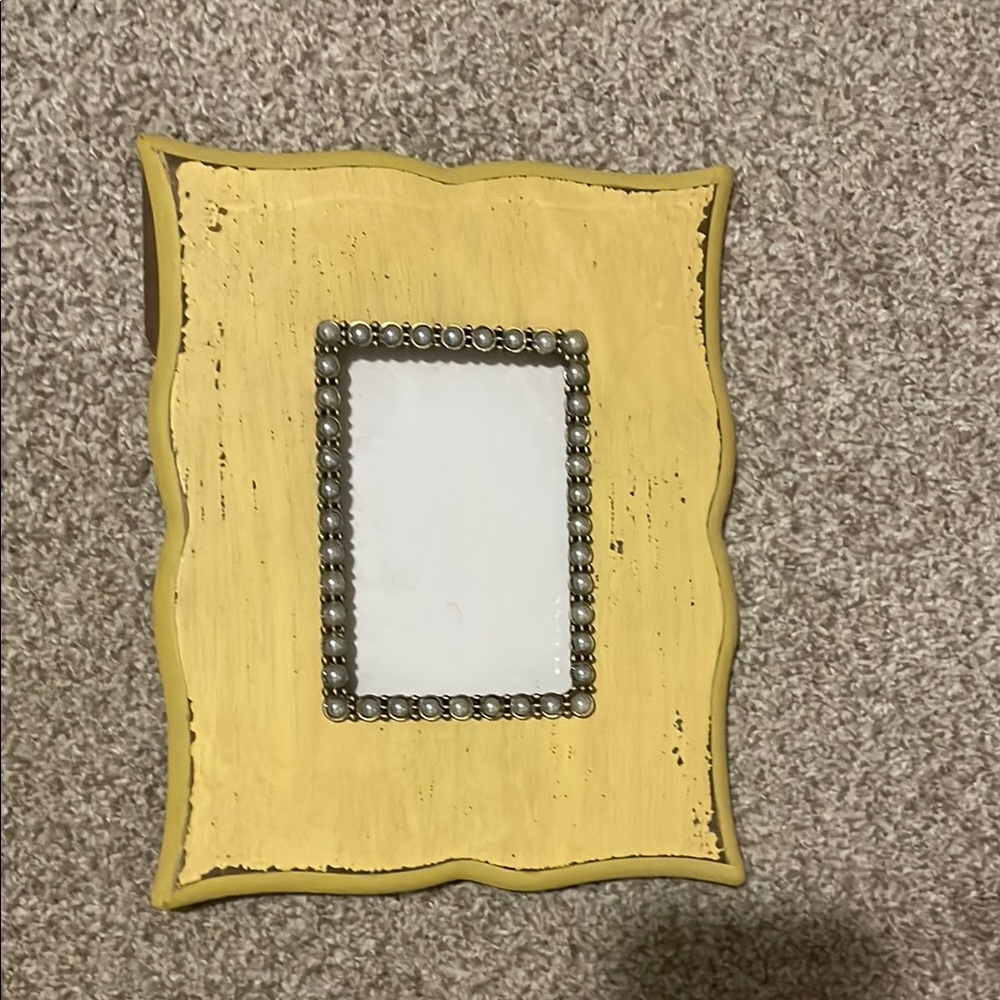 Yellow Decorative Picture Frame